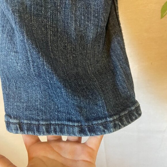 Size 7/8 Vigoss Jean Capris Decorated Back Pockets B1 - Picture 4 of 7